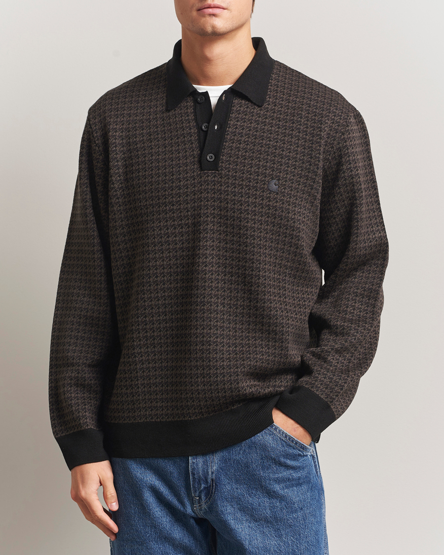 Herren | Pullover | Carhartt WIP | Lowis Houndstooth Polo Vitola Heater