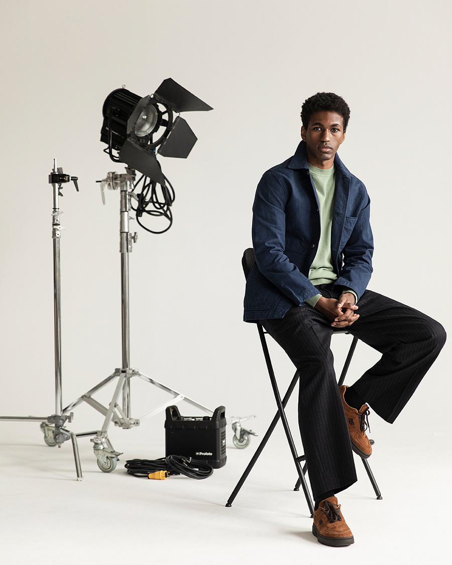 Herren | Jacken | Drake's | Duck Cotton Canvas Chore Coat Navy