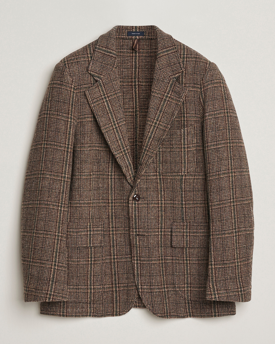 Herren | Sakkos | Drake's | MKVII Harris Tweed Blazer Brown