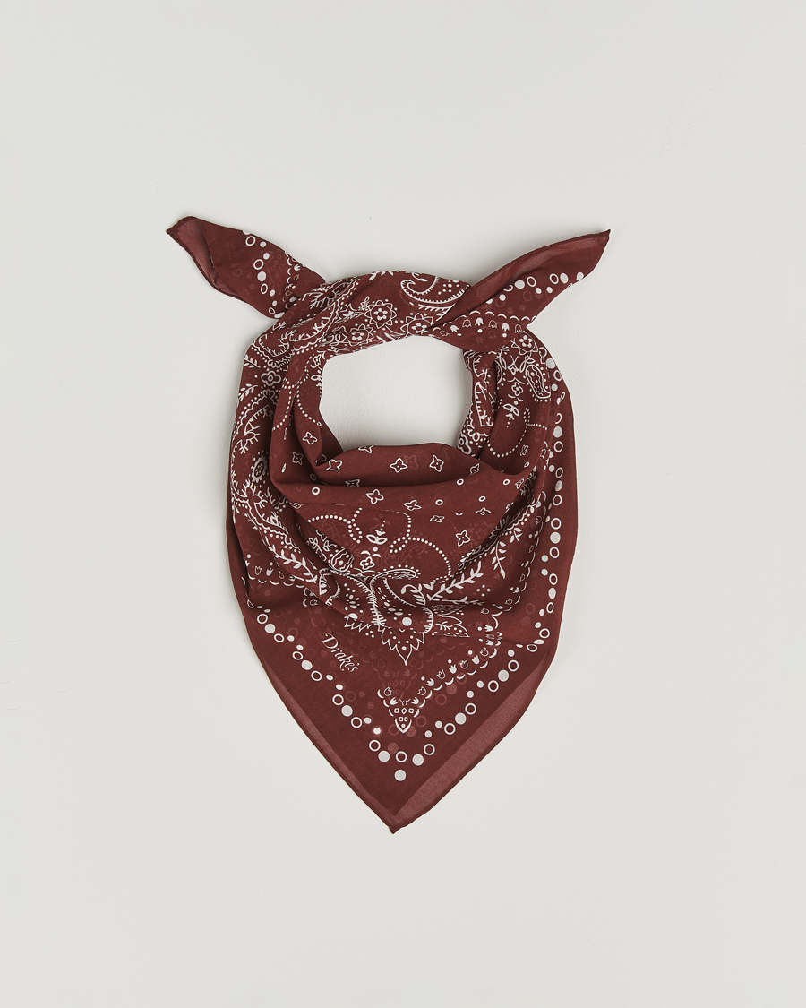 Herren | Drake's Paisley Bandana Red | Drake's | Paisley Bandana Red