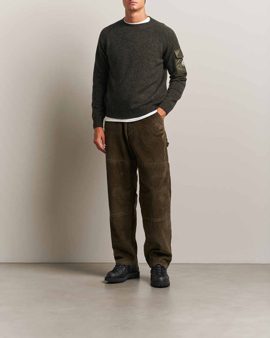 Herren | Pullover | Moncler | Wool Crew Neck Military