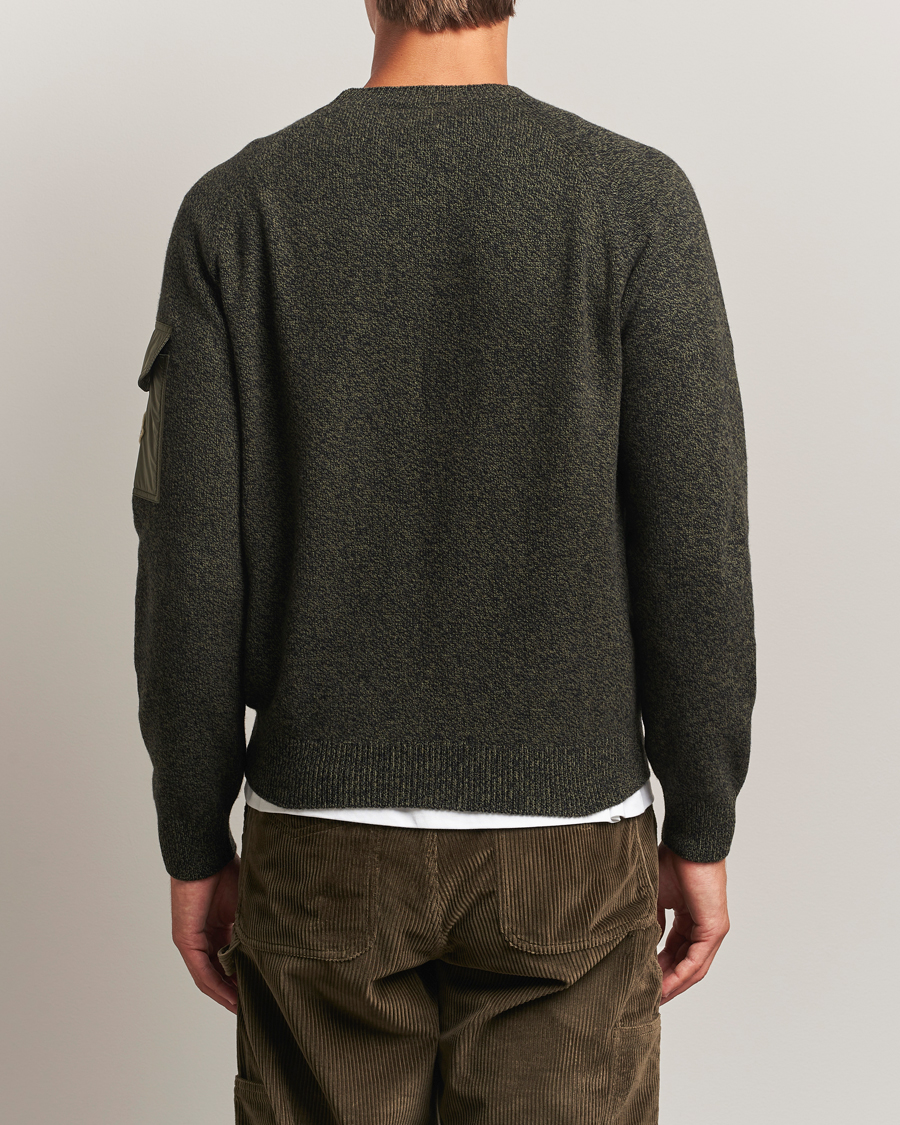 Herren | Pullover | Moncler | Wool Crew Neck Military
