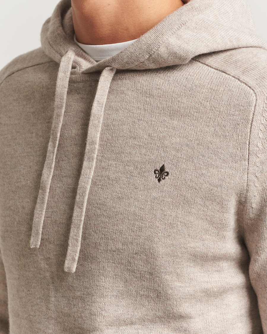 Herren | Pullover | Morris | Hertford Lambswool Hoodie Khaki