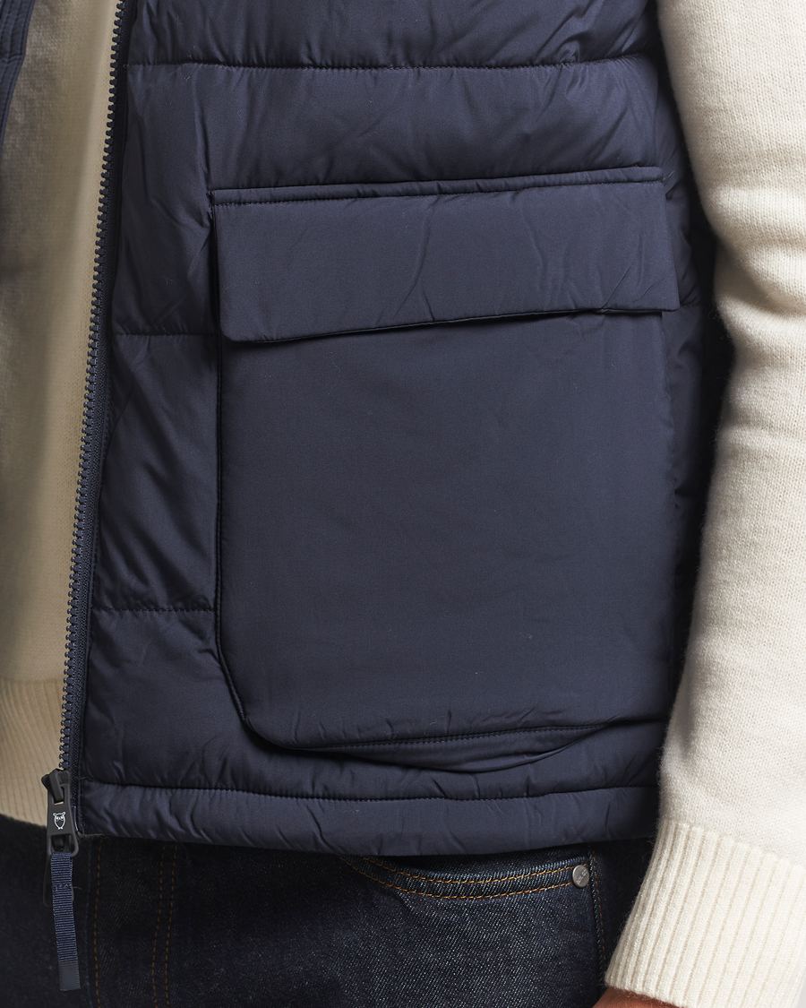 Herren | Westen | KnowledgeCotton Apparel | Puffer Vest Night Sky