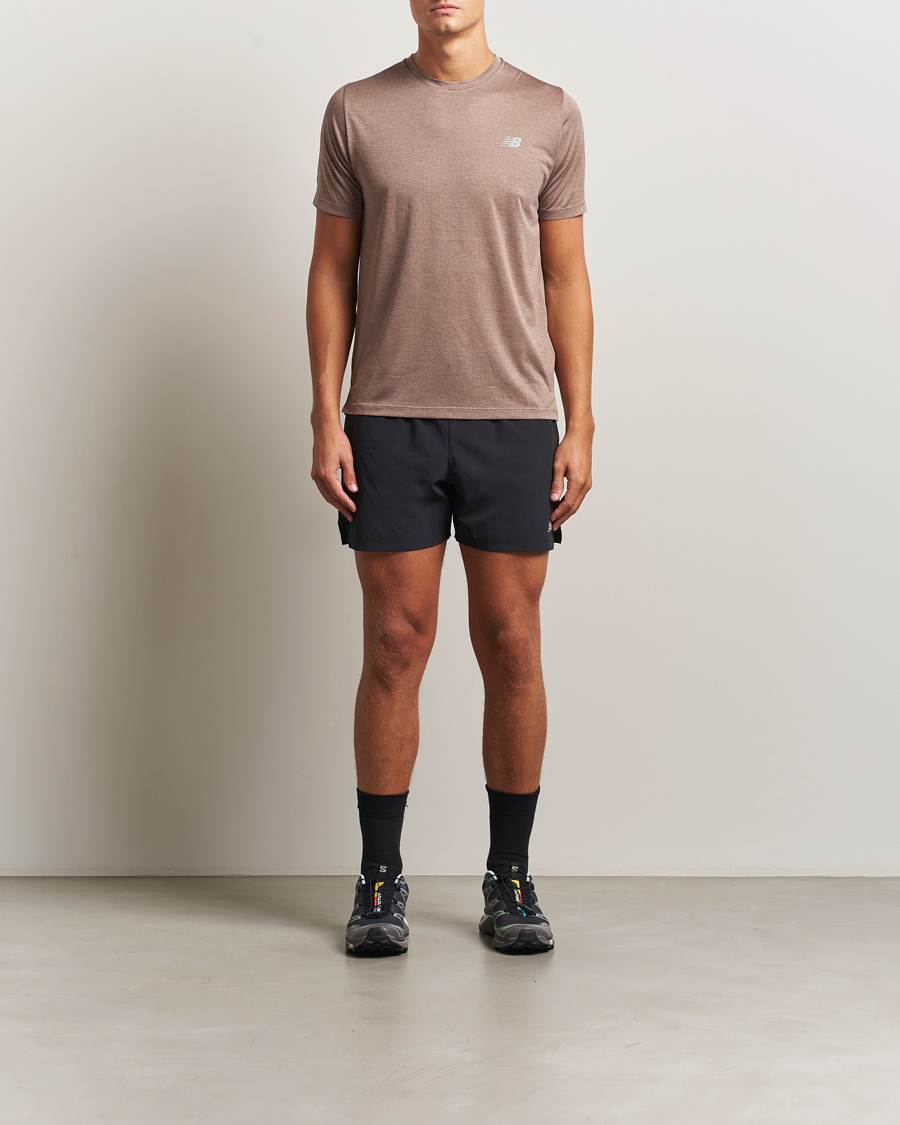 Herren | T-Shirts | New Balance Running | Athletics Short Sleeve T-Shirt Earth Shadow Heather
