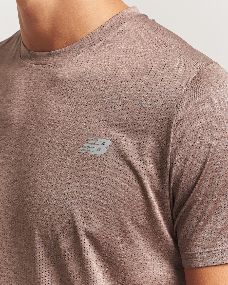 Herren | T-Shirts | New Balance Running | Athletics Short Sleeve T-Shirt Earth Shadow Heather
