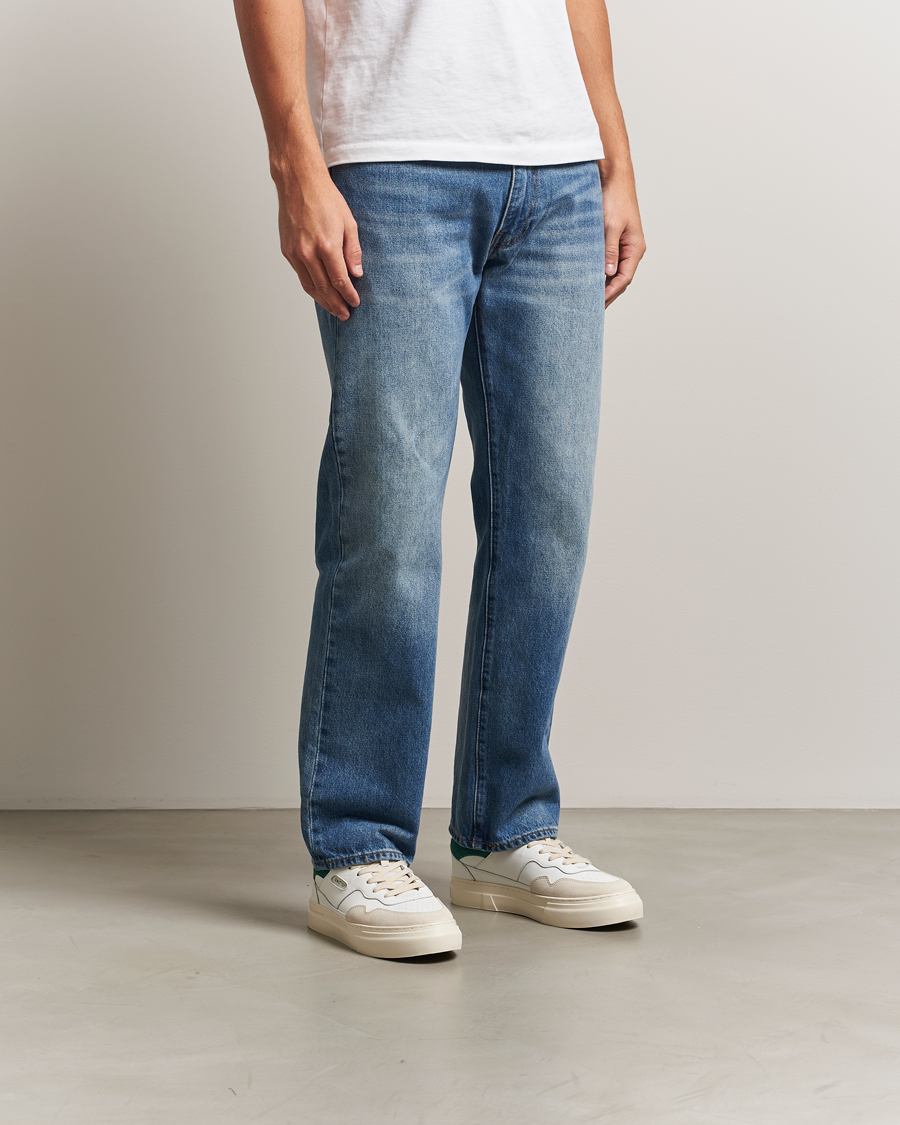 Herren | Sneaker | Stepney Workers Club | Pearl Leather/Suede Mix Sneaker White Green