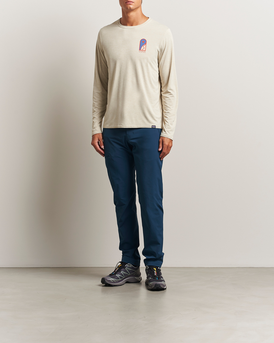 Herren | T-Shirts | Patagonia | Cap Cool Daily Graphic Long Sleeve T-Shirt Pumice X-Dye