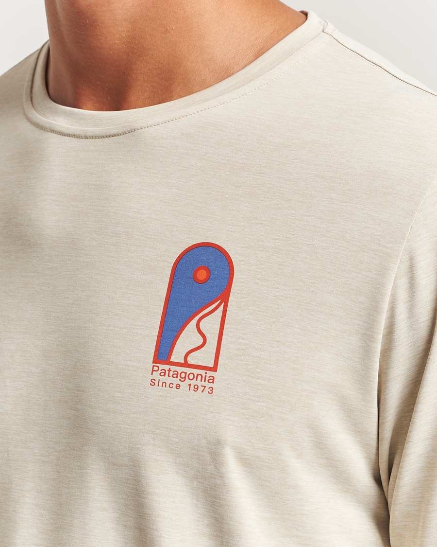 Herren | T-Shirts | Patagonia | Cap Cool Daily Graphic Long Sleeve T-Shirt Pumice X-Dye