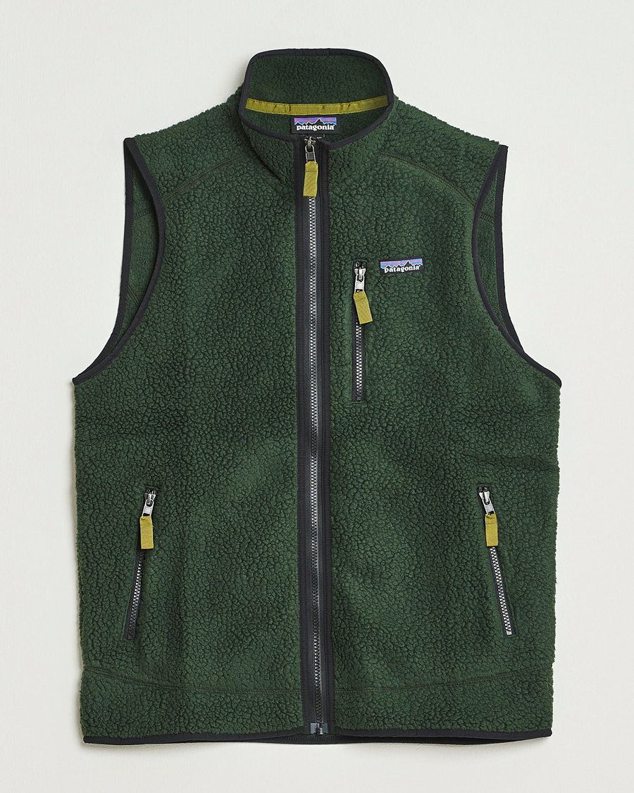 Herren | Pullover | Patagonia | Retro Pile Vest Old Growth Green