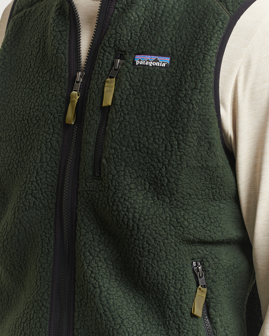 Herren | Pullover | Patagonia | Retro Pile Vest Old Growth Green