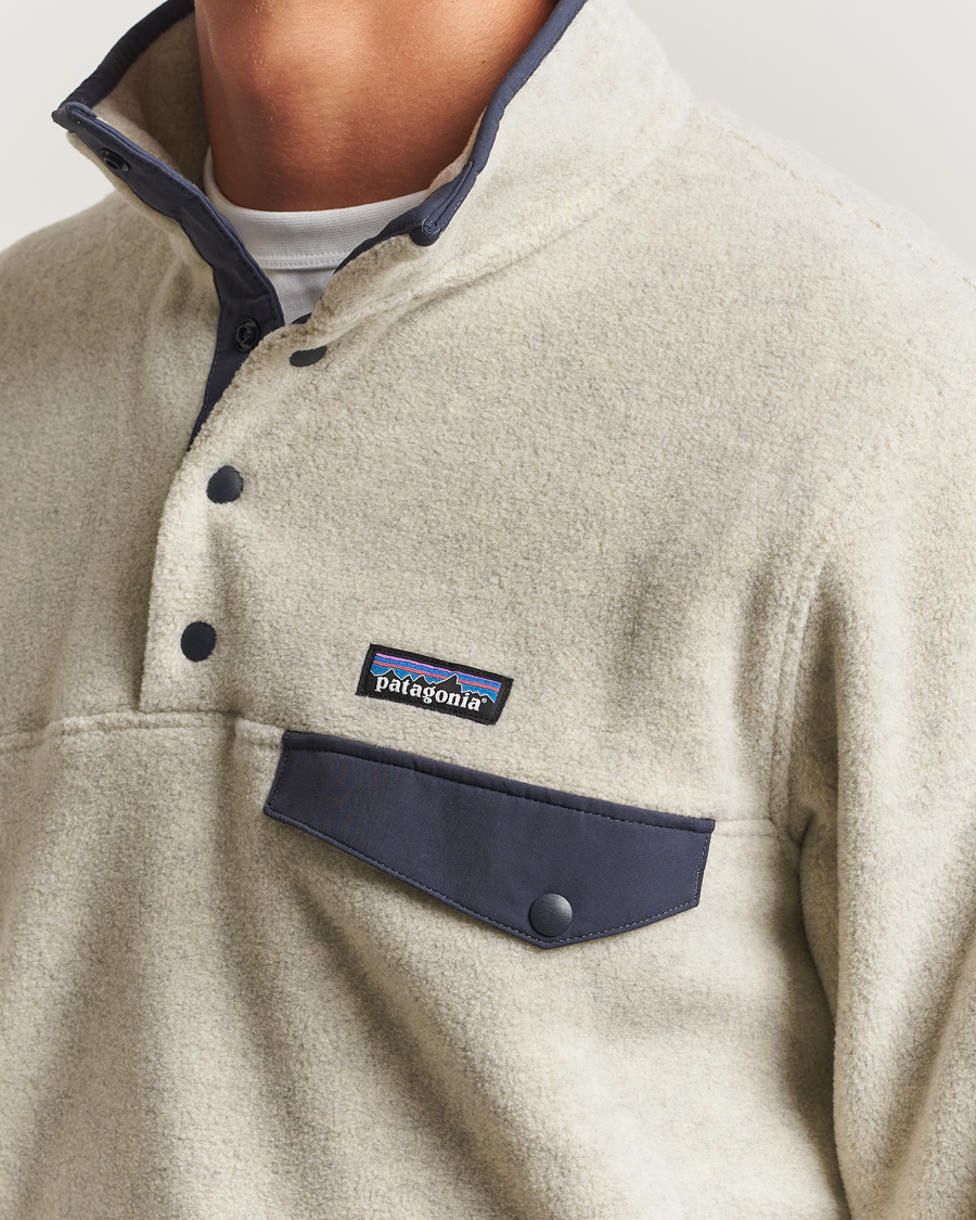 Herren | Pullover | Patagonia | Synch Snap T Half Zip Fleece Oatmeal Heather