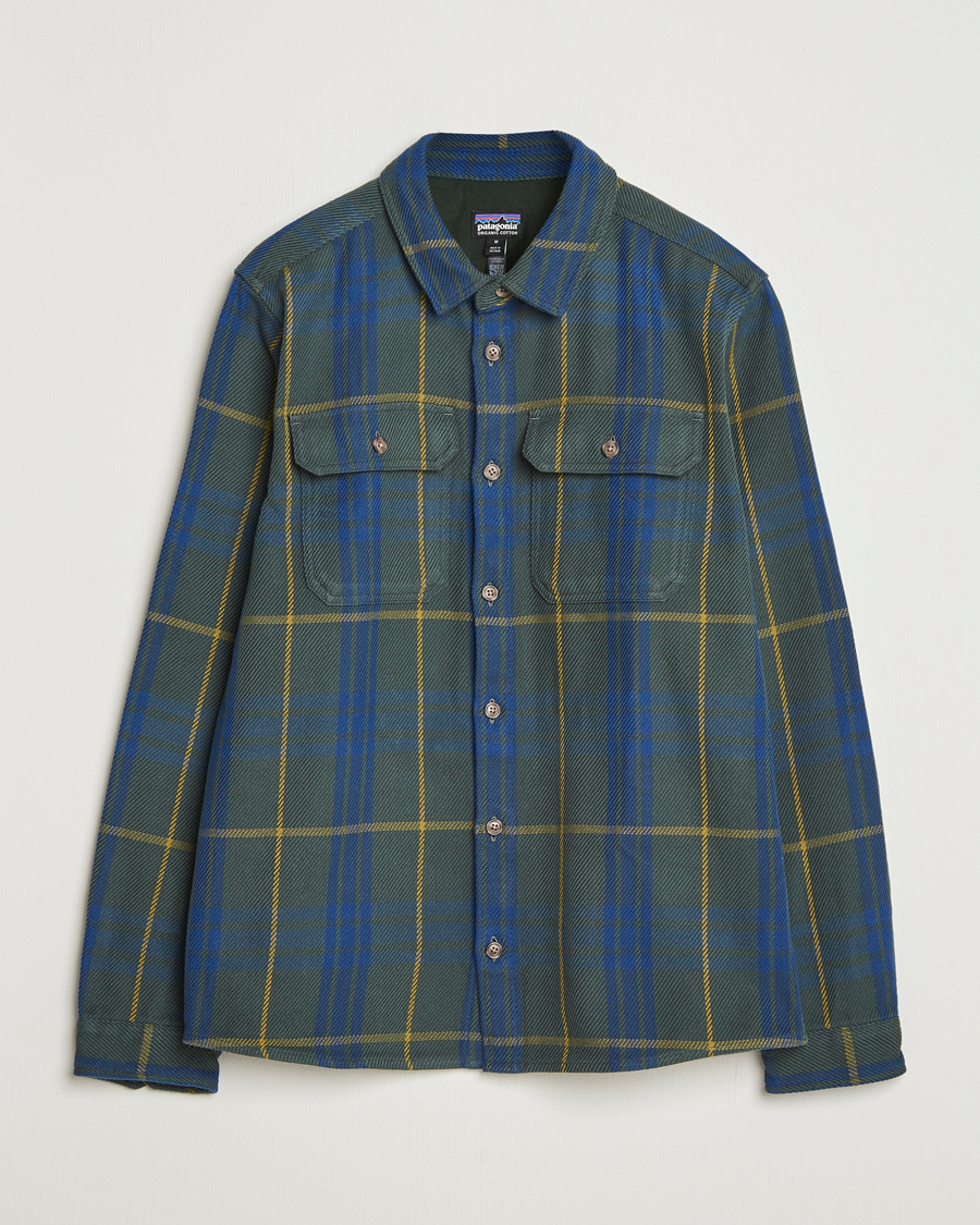 Herren | Hemden | Patagonia | Fjord Loft Shirt Old Growth Green