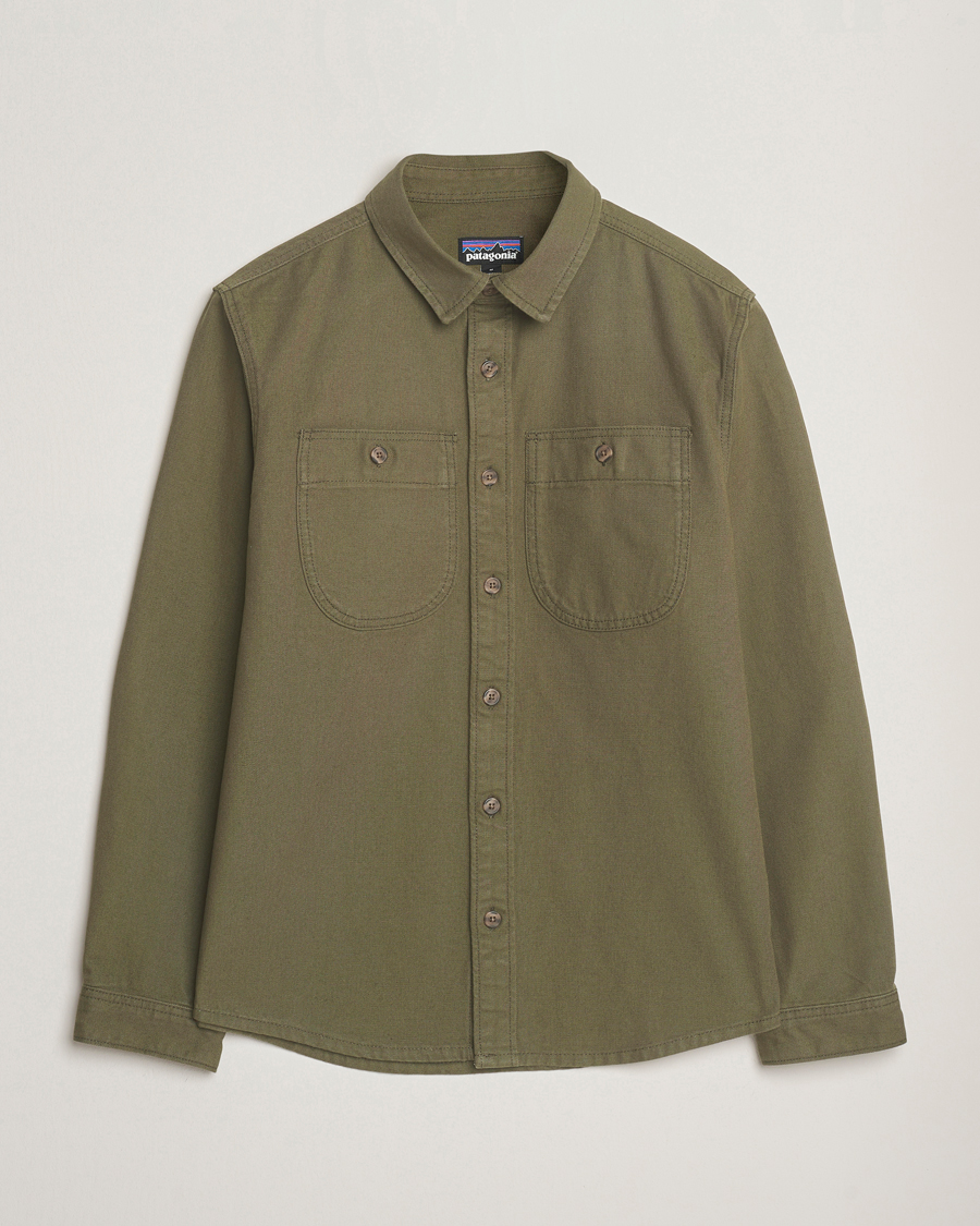 Herren | Hemden | Patagonia | Point Reyes Canvas Shirt Basin Green