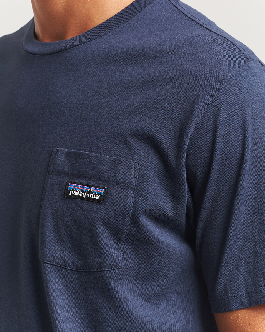 Herren | T-Shirts | Patagonia | Daily Pocket T-Shirt New Navy