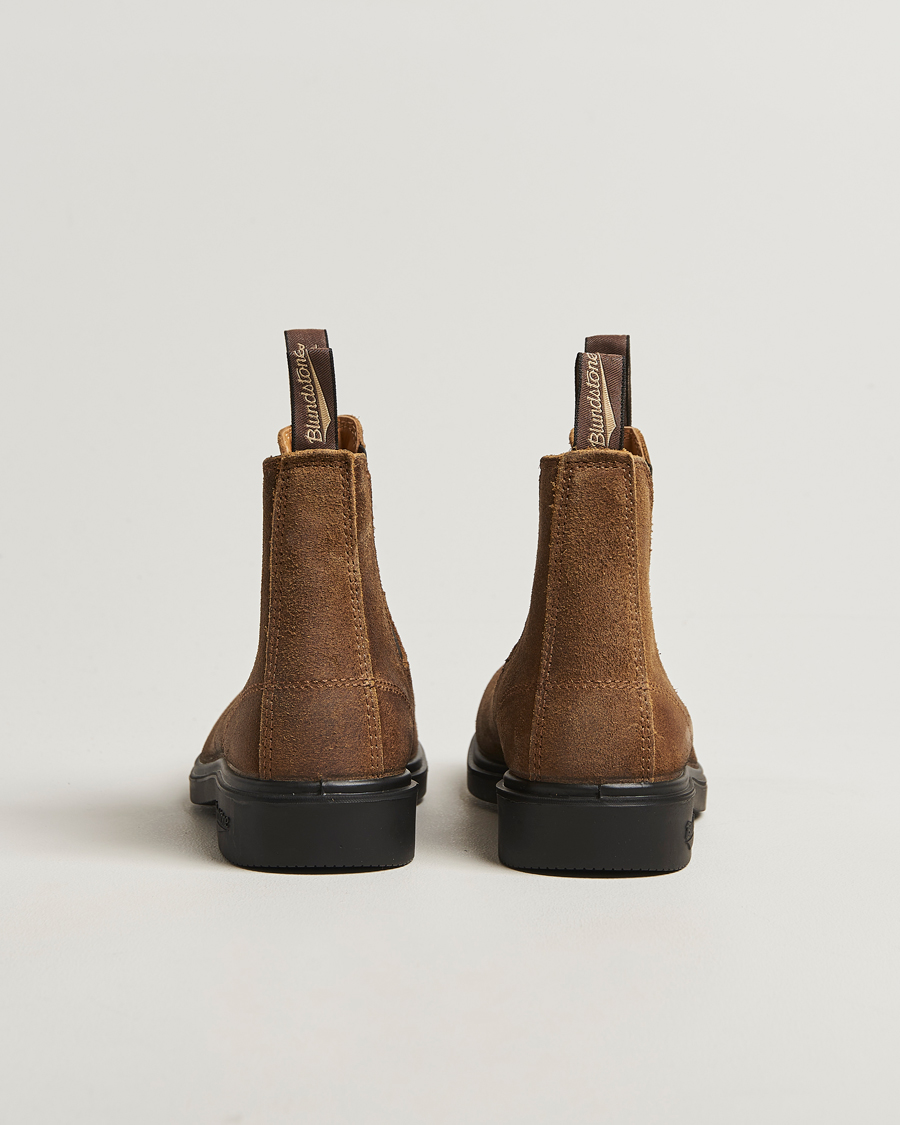 Herren | Boots | Blundstone | 2581 Dress Waked Suede Chelsea Boot Tobacco