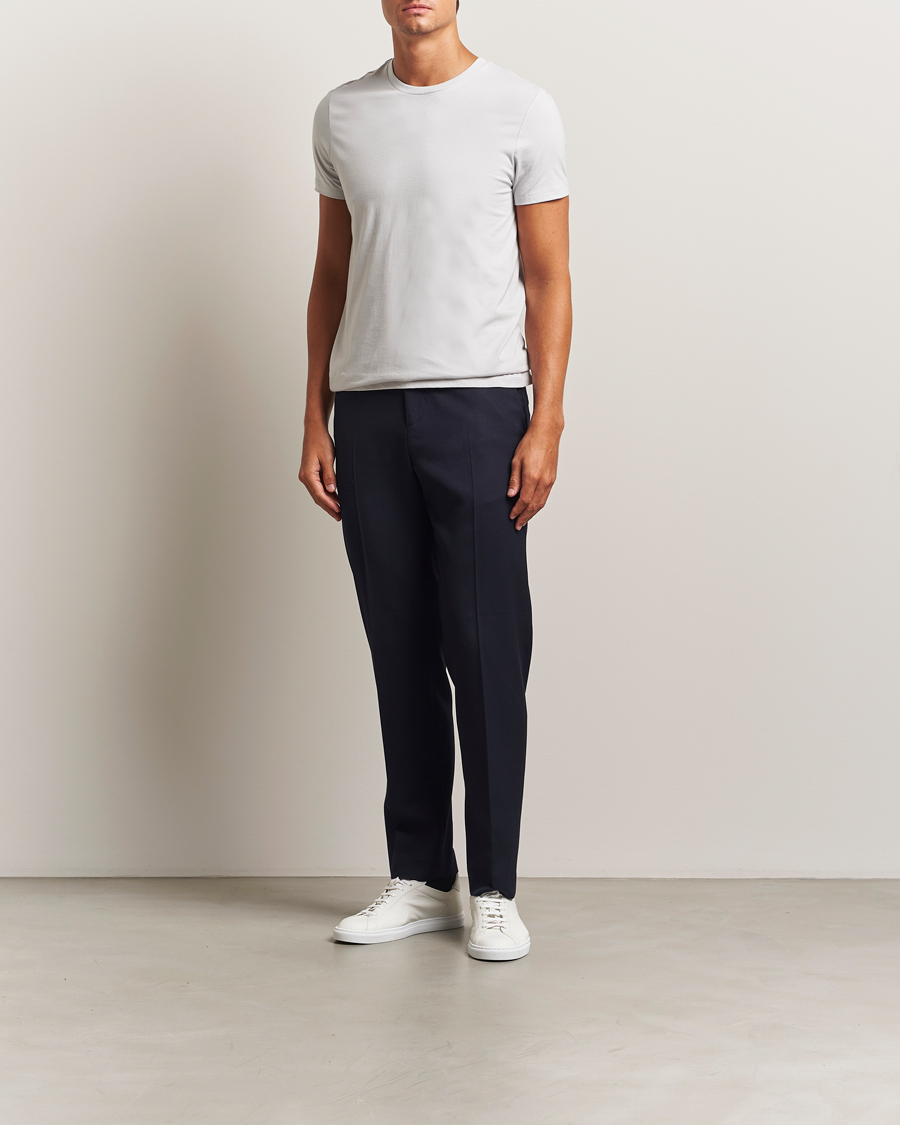 Herren | T-Shirts | Calvin Klein | 3-Pack Cotton Crew Neck T-Shirt Blue/Grey/Green