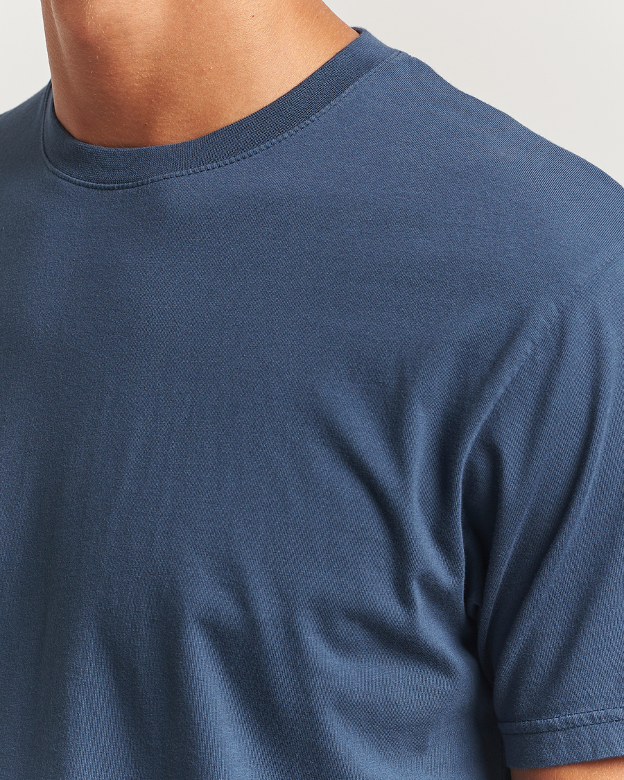 Herren | T-Shirts | Colorful Standard | Classic Organic T-Shirt Petrol Blue