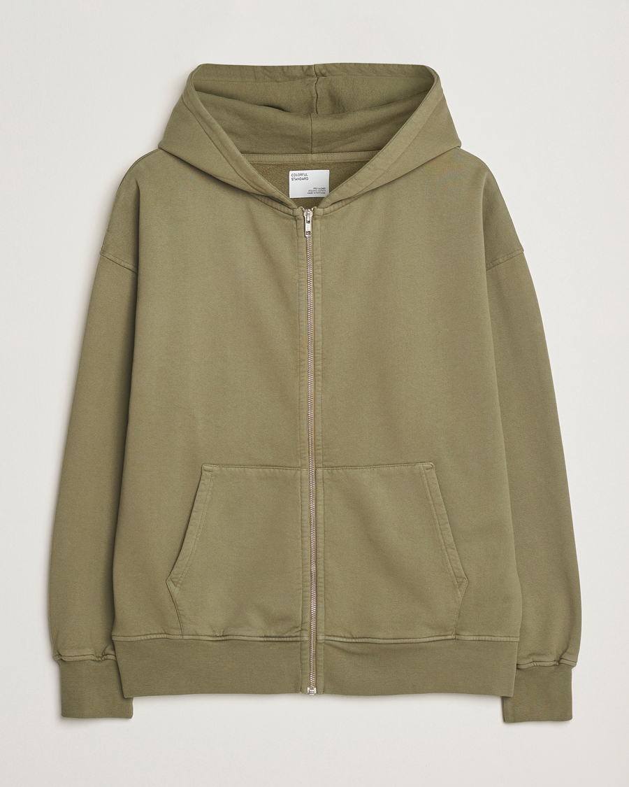 Herren | Pullover | Colorful Standard | Classic Organic Full Zip Hoodie Dusty Olive