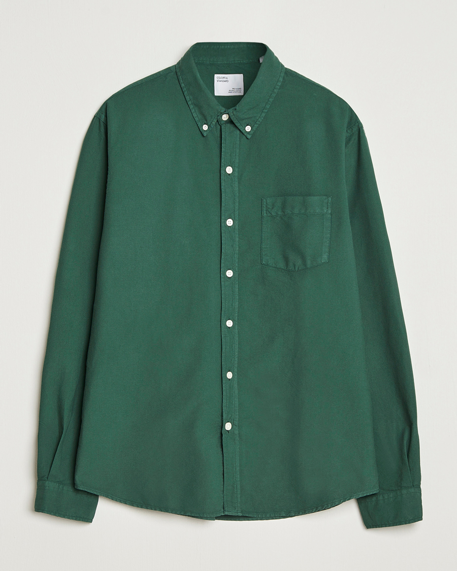 Herren | Hemden | Colorful Standard | Classic Organic Oxford Button Down Shirt Emerald Green