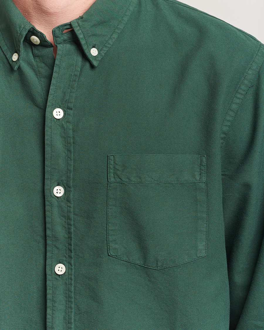 Herren | Hemden | Colorful Standard | Classic Organic Oxford Button Down Shirt Emerald Green