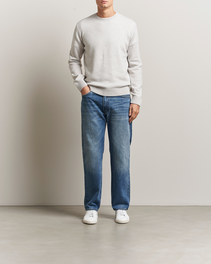 Herren | Pullover | Colorful Standard | Classic Merino Wool Crew Neck Snow Melange