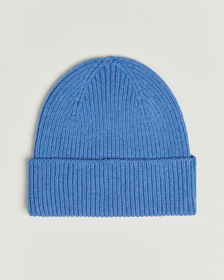 Herren | Mützen | Colorful Standard | Merino Wool Beanie Pacific Blue