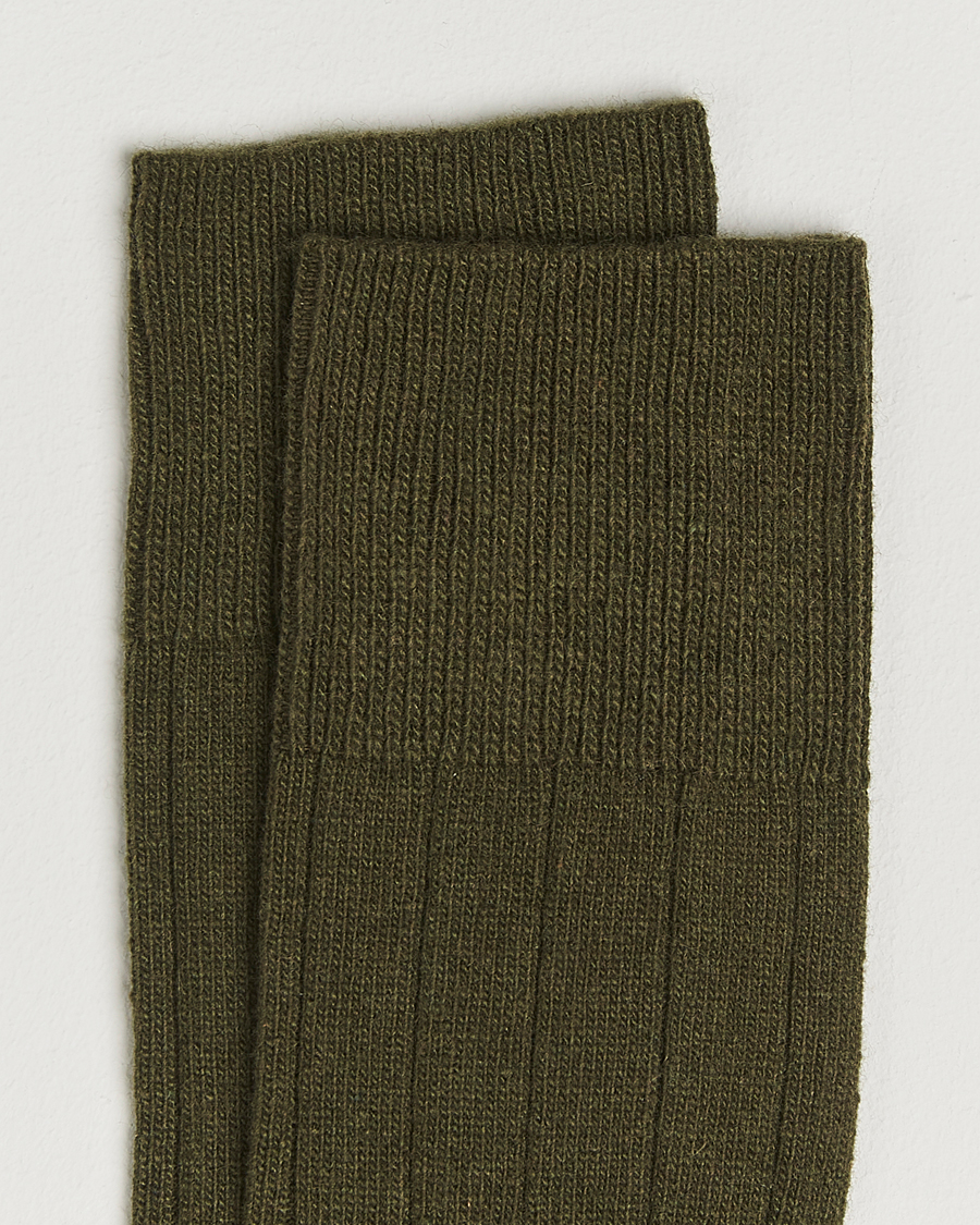 Herren | Unterwäsche | Falke | Lhasa Cashmere Socks Artichoke Green