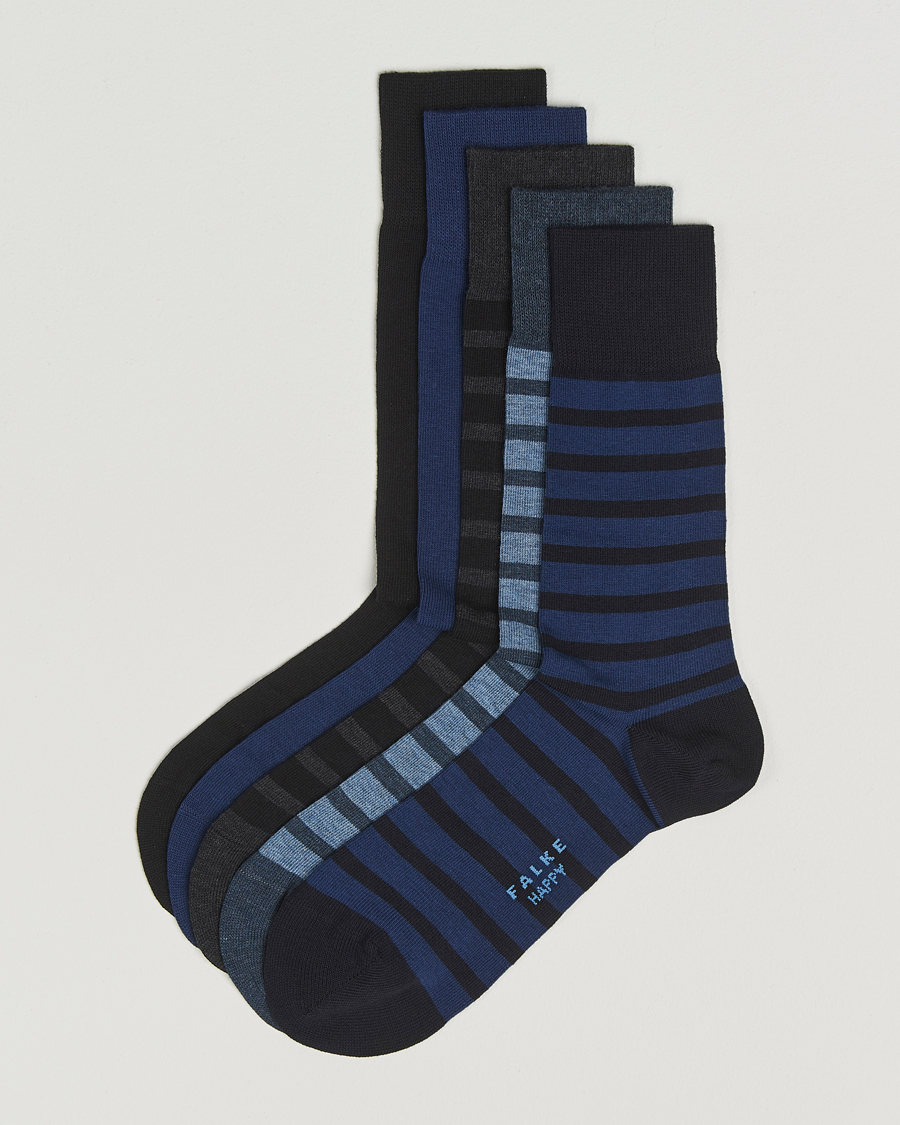 Herren | Unterwäsche | Falke | Happy 5-Pack Cotton Socks Multi