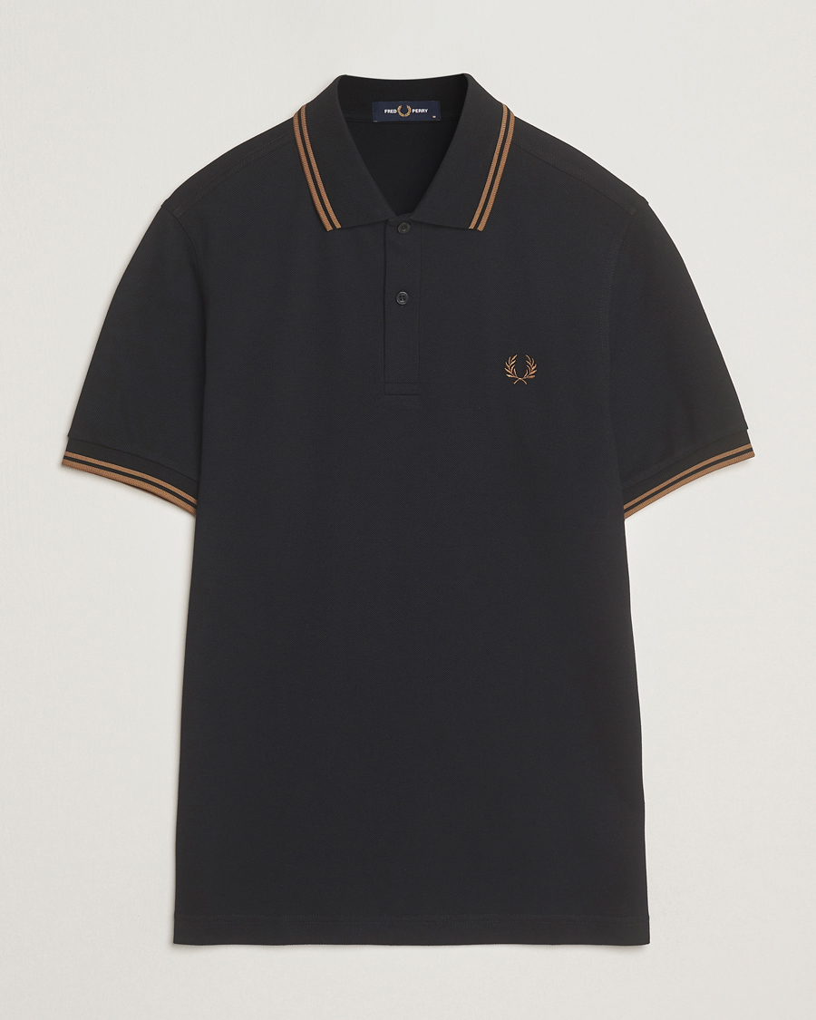 Herren | Poloshirts | Fred Perry | Twin Tipped Polo Shirt Black