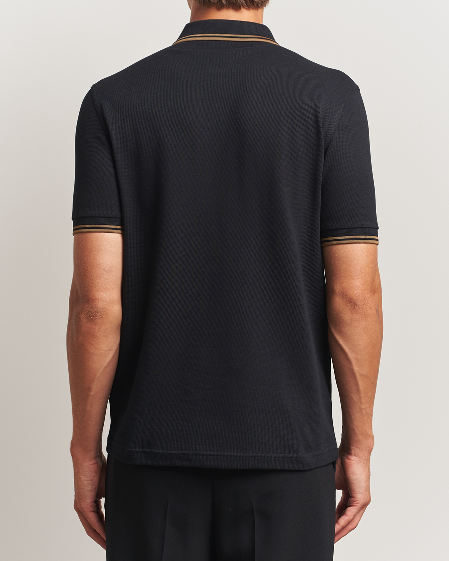 Herren | Poloshirts | Fred Perry | Twin Tipped Polo Shirt Black