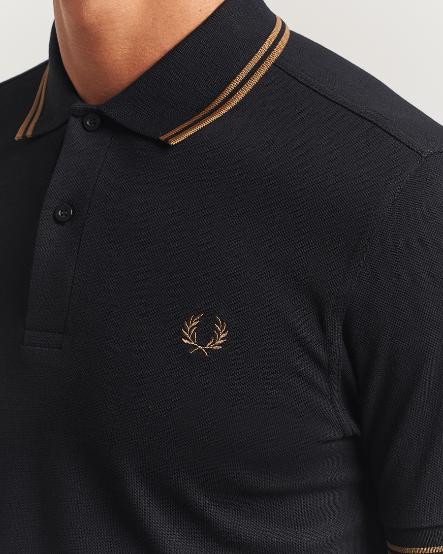 Herren | Poloshirts | Fred Perry | Twin Tipped Polo Shirt Black