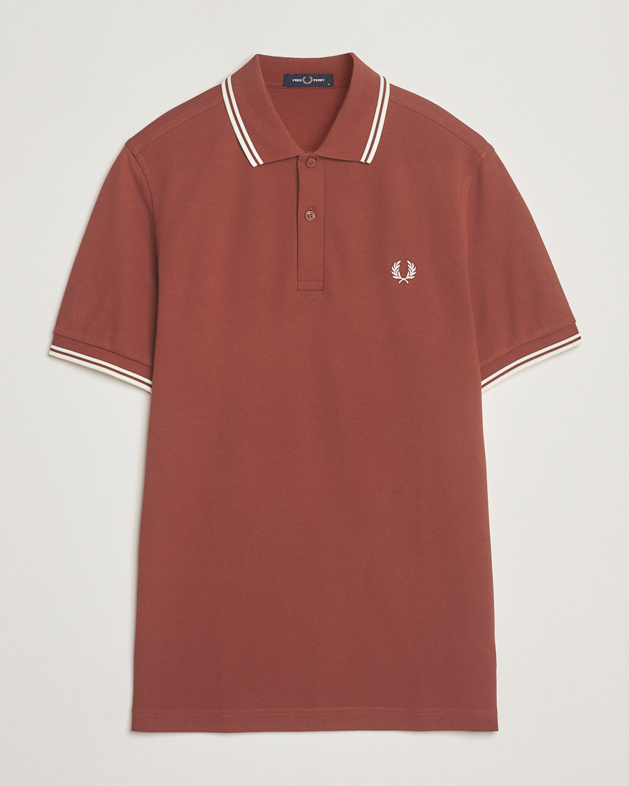 Herren | Poloshirts | Fred Perry | Twin Tipped Polo Shirt Whiskey Brown