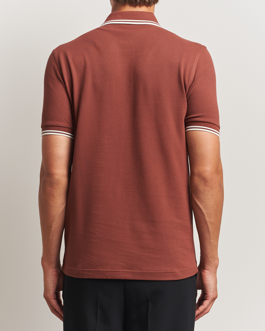 Herren | Poloshirts | Fred Perry | Twin Tipped Polo Shirt Whiskey Brown