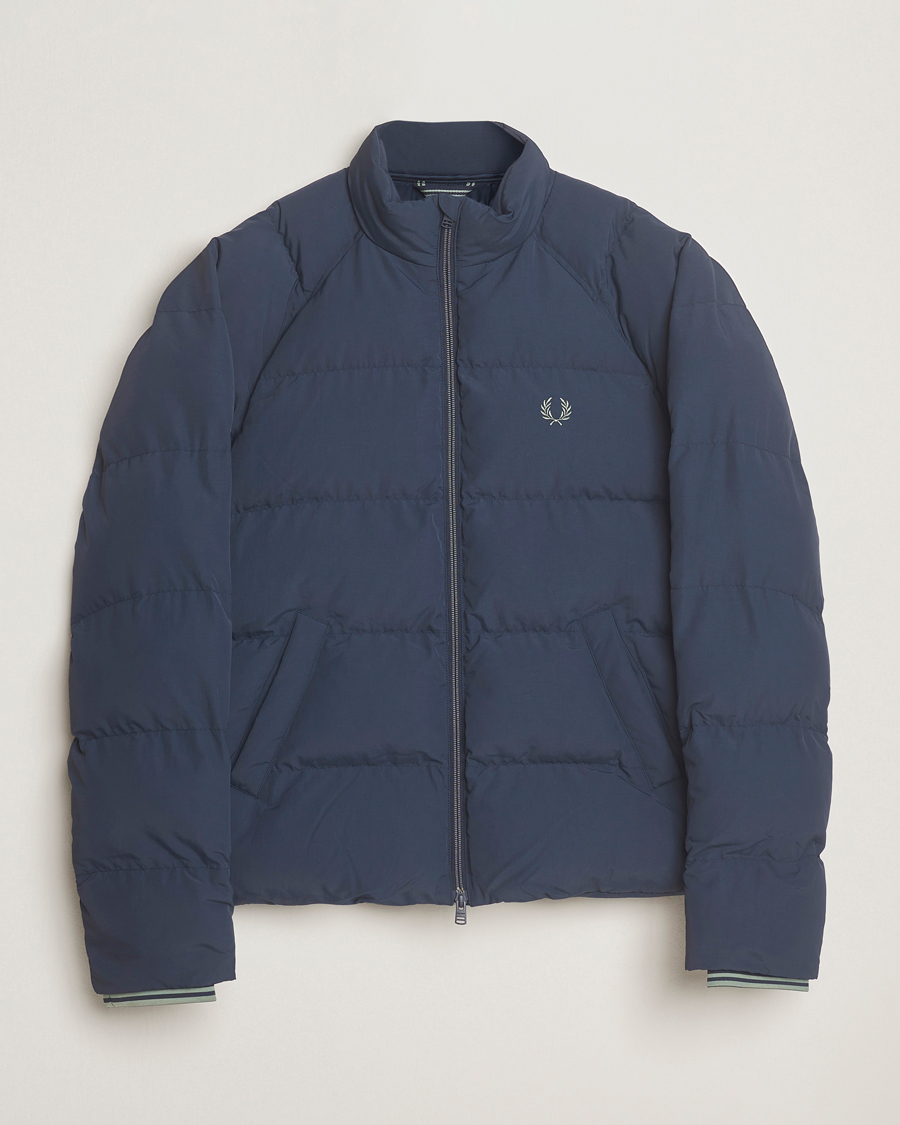 Herren | Jacken | Fred Perry | Raglan Padded Down Jacket Dark Airforce