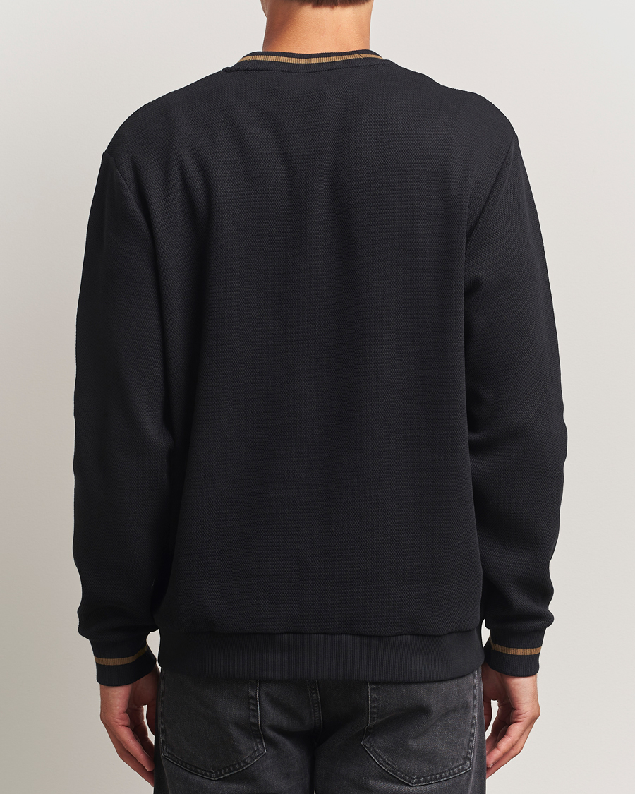 Herren | Pullover | Fred Perry | Tipped Pique Textured Cardigan Black