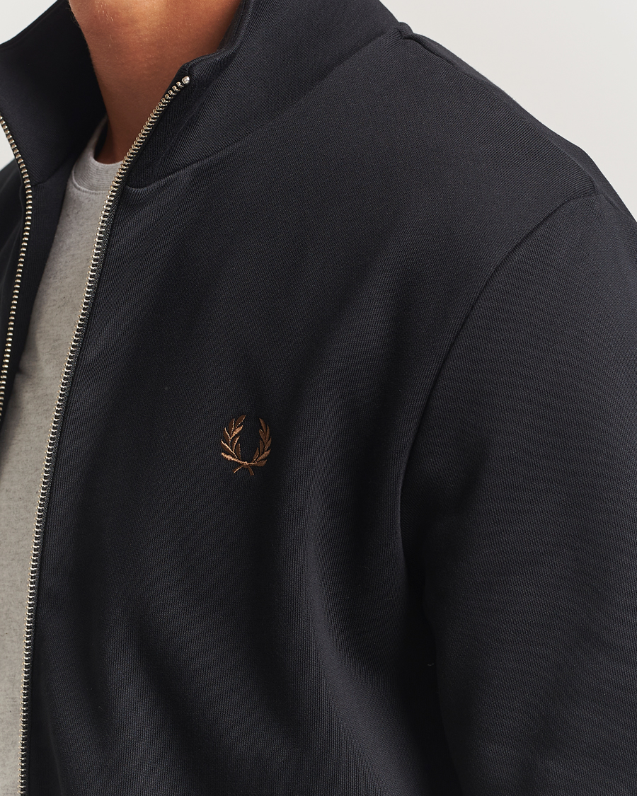 Herren | Pullover | Fred Perry | Full Zip Sweatshirt Black