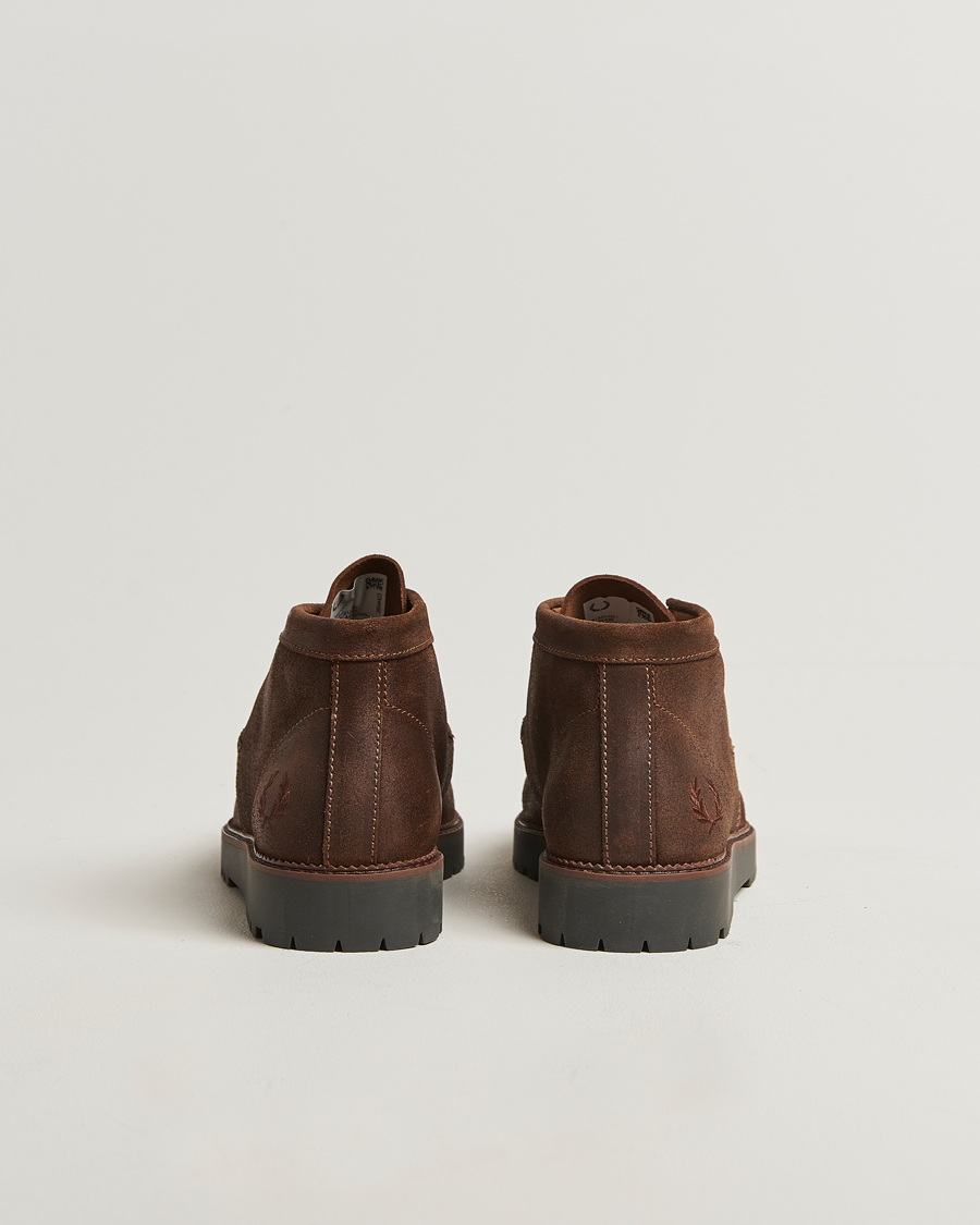 Herren | Fred Perry Kenny Waxed Suede Chukka Boot Burnt Tobacco | Fred Perry | Kenny Waxed Suede Chukka Boot Burnt Tobacco