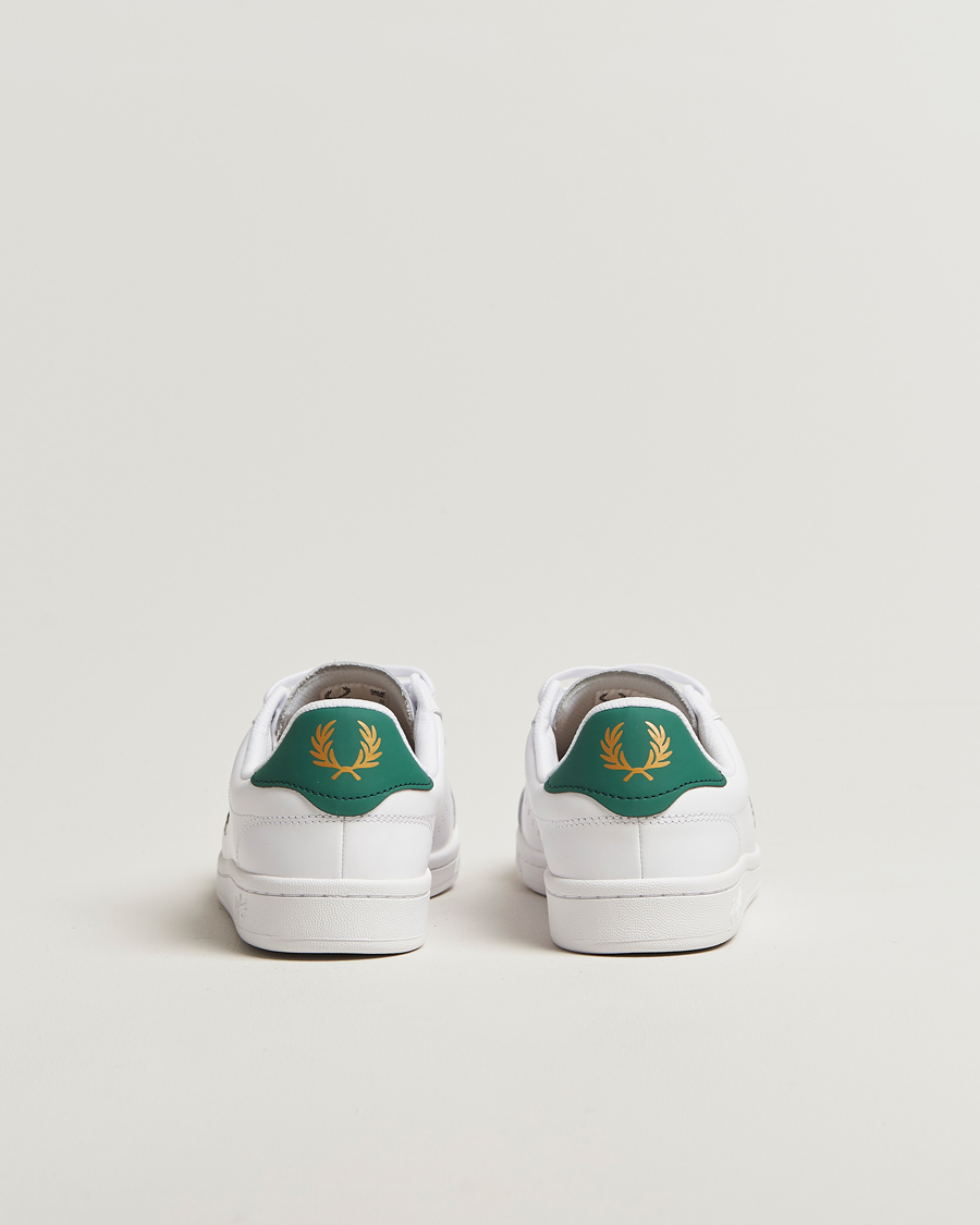 Herren | Sneaker | Fred Perry | B721 Leather Sneakers White/Green