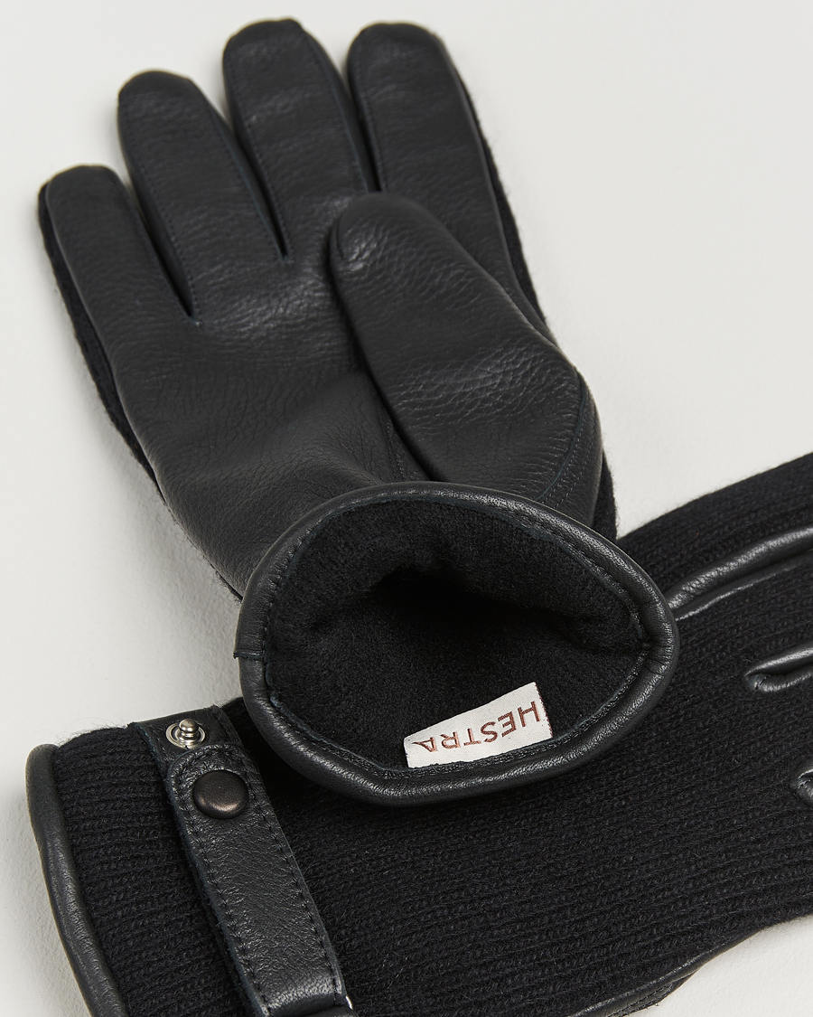 Herren | Handschuhe | Hestra | Christopher Cashmere/Elkskin Glove Black