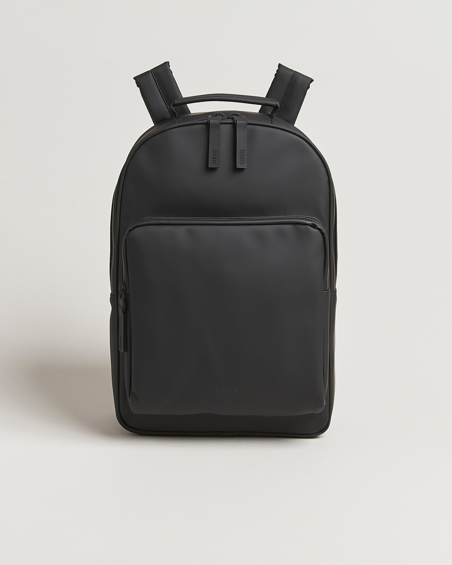 Herren | RAINS Book Daypack Backpack Black | RAINS | Book Daypack Backpack Black