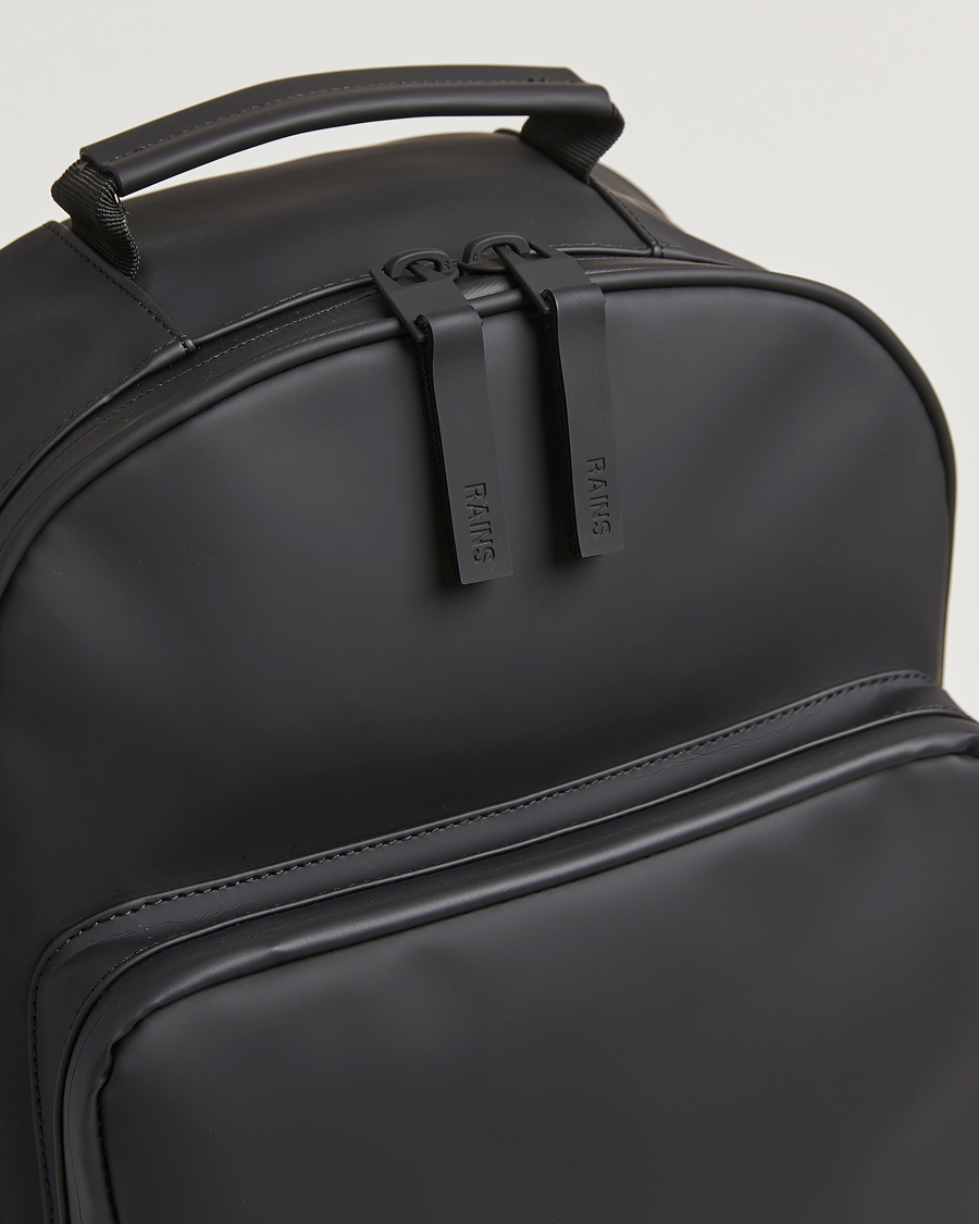 Herren | RAINS Book Daypack Backpack Black | RAINS | Book Daypack Backpack Black