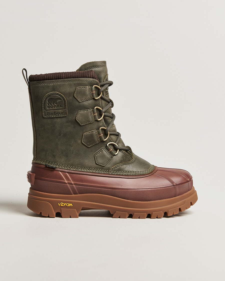 Herren | Sorel Barbour Caribou Horizon GTX Boot Olive | Sorel | Barbour Caribou Horizon GTX Boot Olive