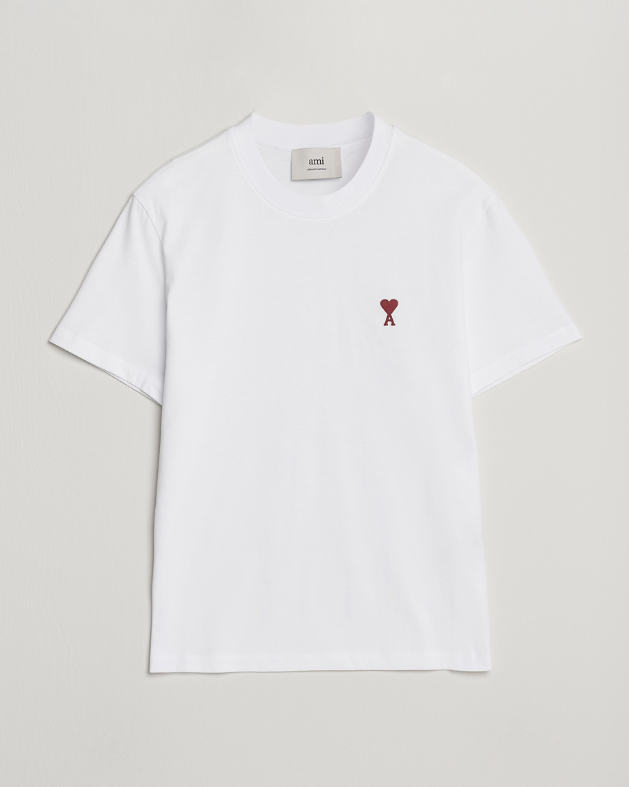 Herren | T-Shirts | AMI | Heart Logo T-Shirt White