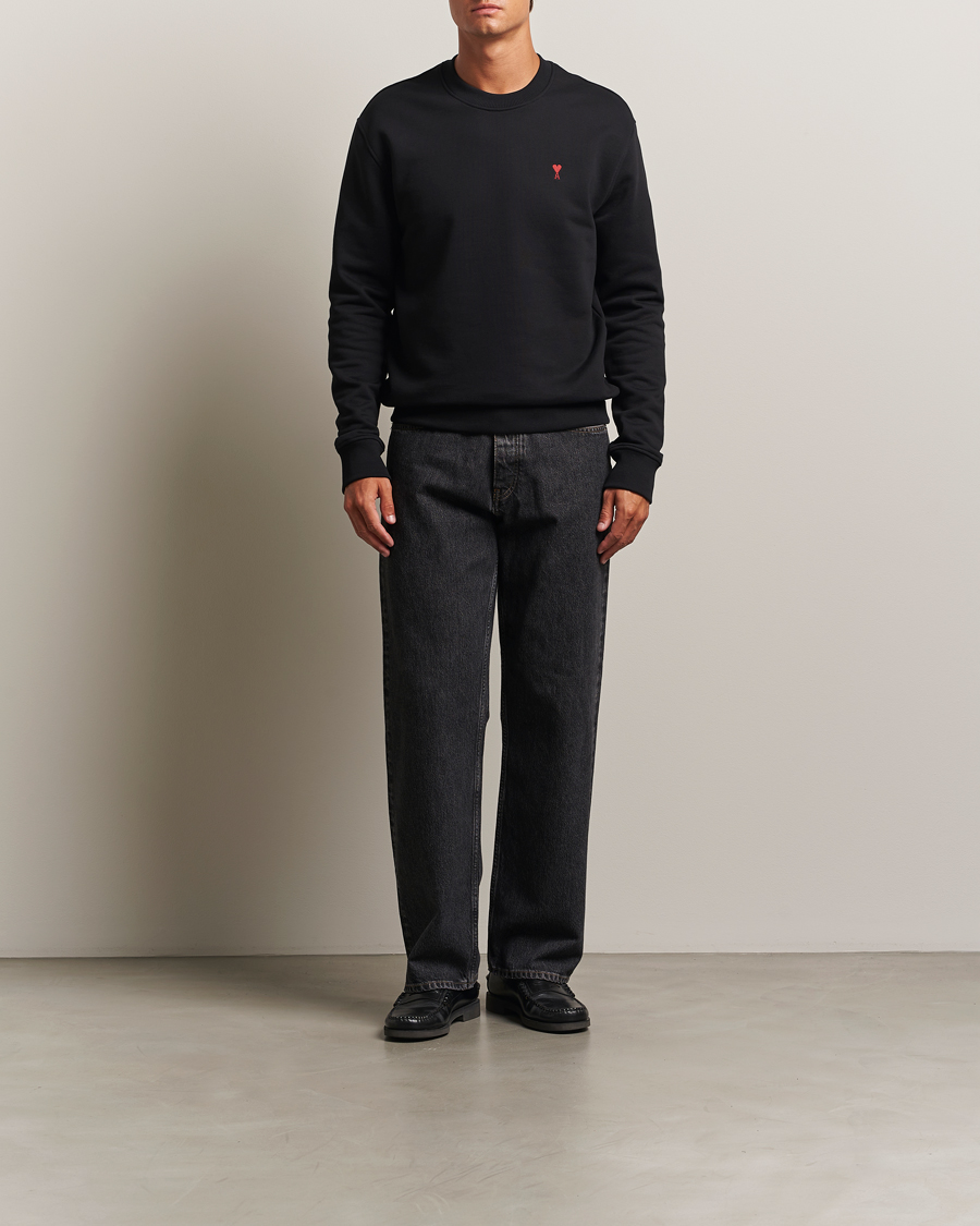 Herren | Pullover | AMI | Heart Logo Sweatshirt Black