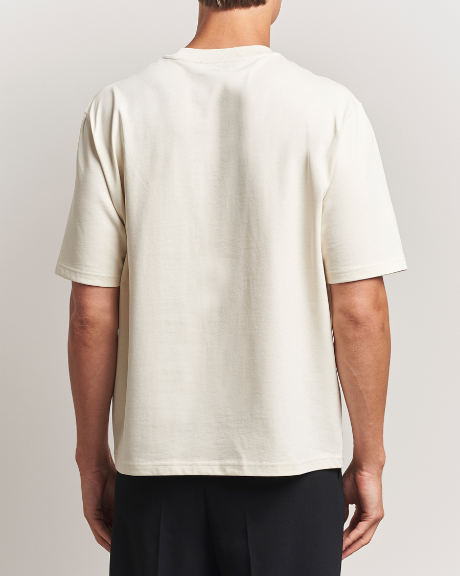 Herren | T-Shirts | AMI | Tonal Heart Logo T-Shirt Ivory