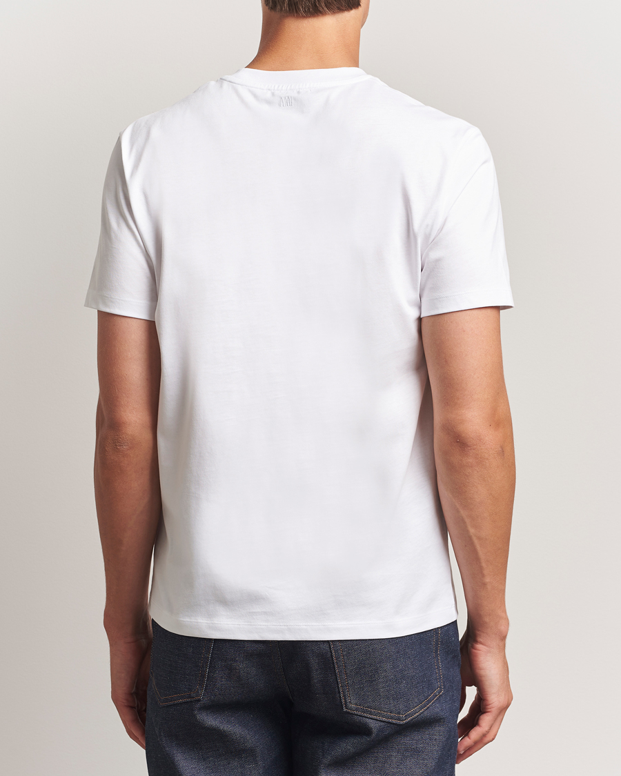 Herren | T-Shirts | AMI | Black Heart Logo T-Shirt White