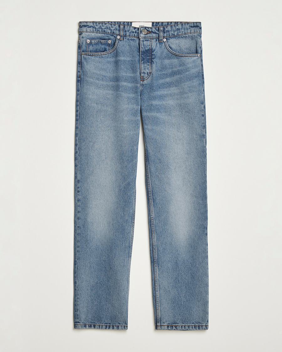 Herren | Hosen | AMI | Classic Fit Jeans Used Blue