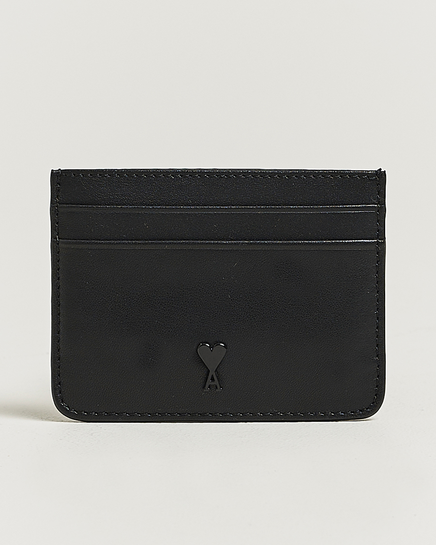 Herren | Geldbörsen | AMI | Tonal Heart Logo Card Holder Black