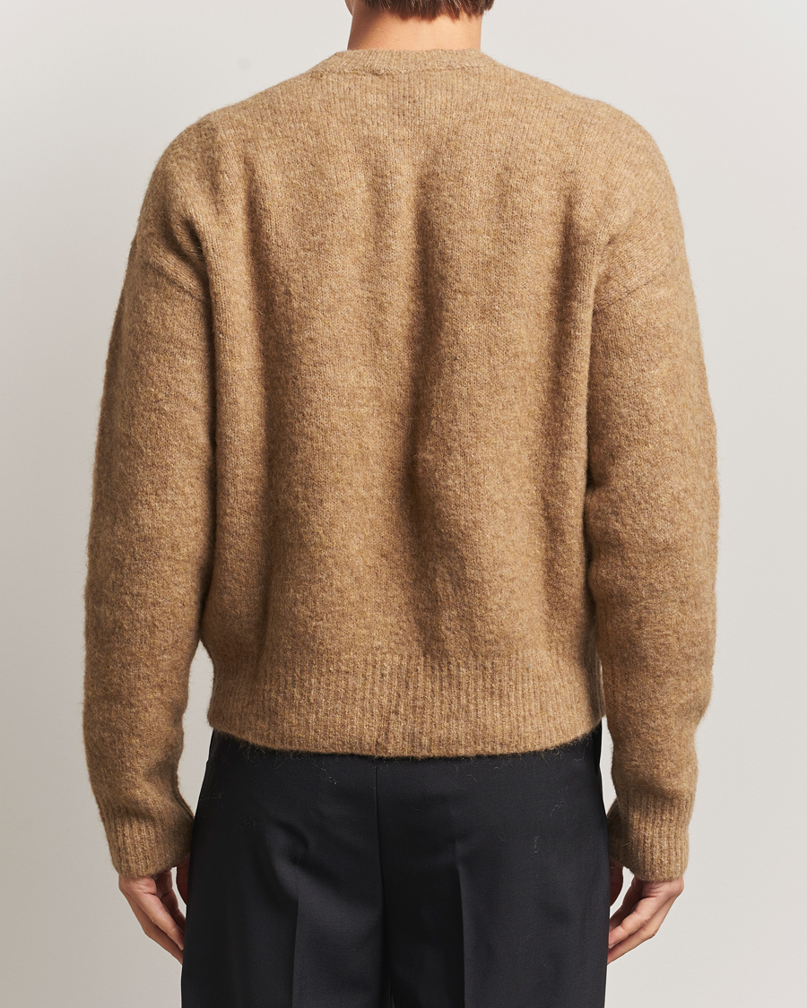 Herren | Pullover | AMI | Signature Alpaca Knitted Sweater Camel